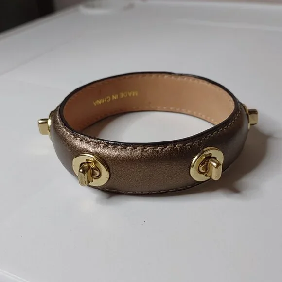 7.75 Inch Coach Turnlock Bangle - Picture 4 of 11